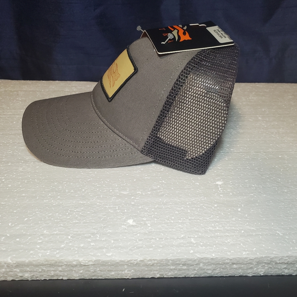 NEW Sitka Gray Meshback Snapback Topo Logo Patch Trucker Hat - Picture 2 of 5